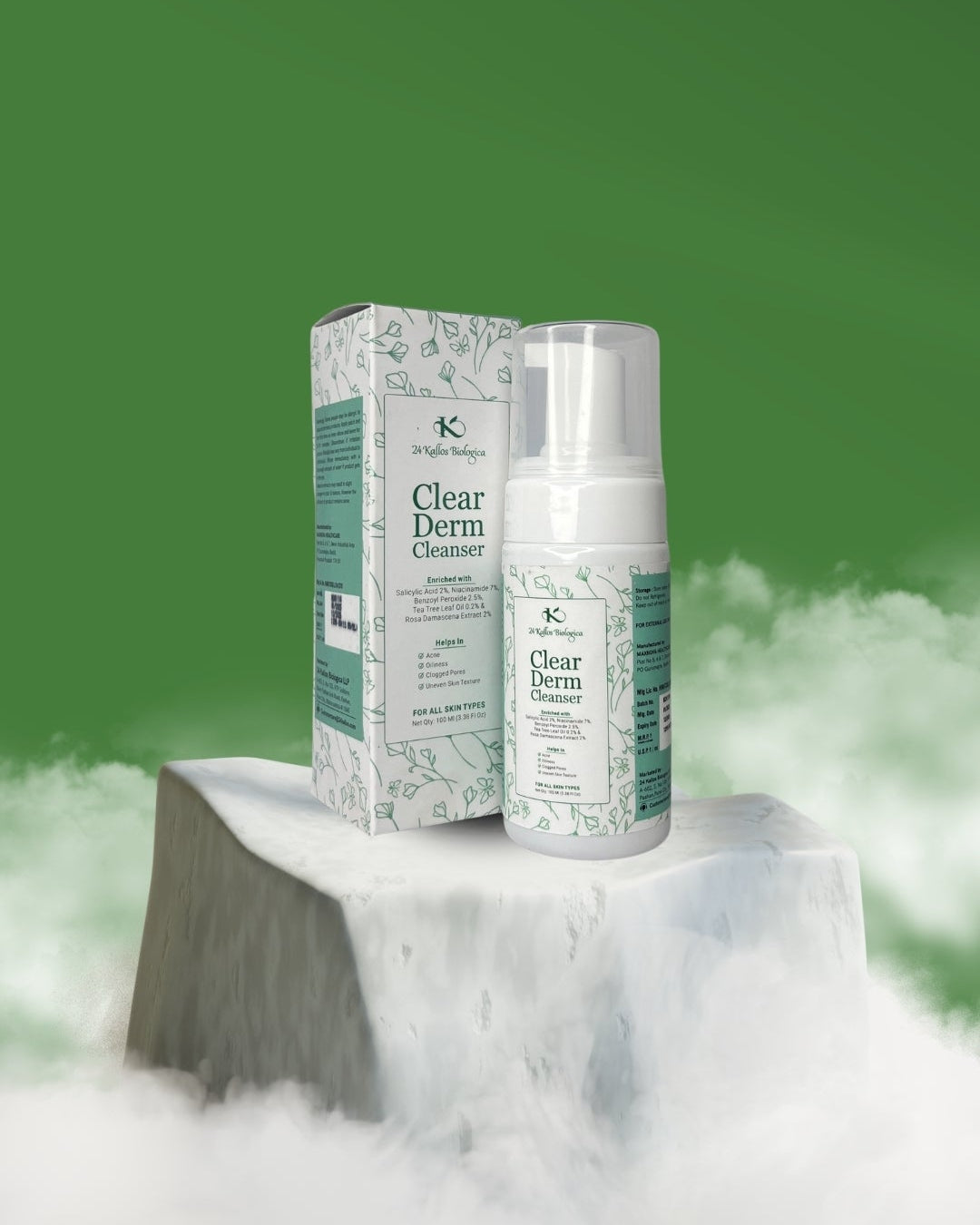 24 Kallos Biologica Clear Derm Foaming Cleanser
